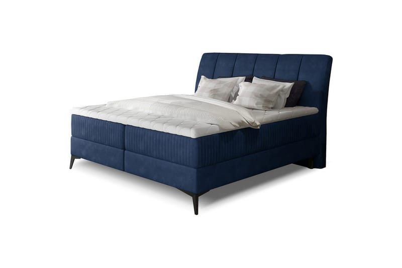 Boxfjäder Eltap Aderito - 140x200 cm, Kronos 09, Kronos 09 Pasy 2, Mörkblå - Möbler - Säng - Kontinentalsäng
