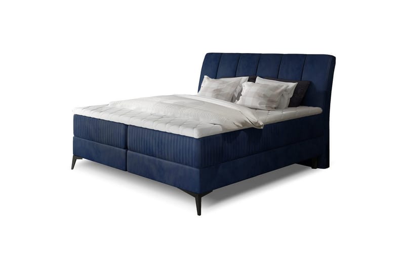 Boxfjäder Eltap Aderito - 140x200 cm, Monolith 77, Monolith 77 Pasy 2, Blå - Möbler - Säng - Kontinentalsäng