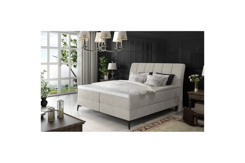 Boxfjäder Eltap Aderito - 140x200 cm, Soro 83, Soro 83 Pasy 2, Vit - Möbler - Säng - Kontinentalsäng