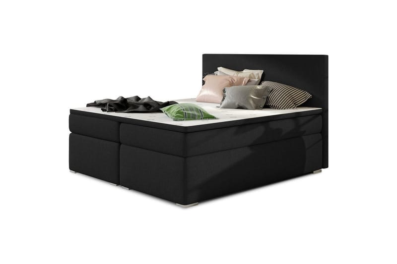 Boxspring Eltap Divalo - Sawana 14, Svart, 160x200 cm - Möbler - Säng - Kontinentalsäng
