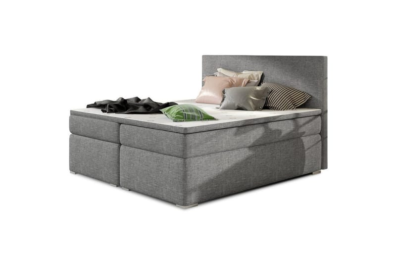 Boxspring Eltap Divalo, Sawana 21, Grå, 160x200 cm