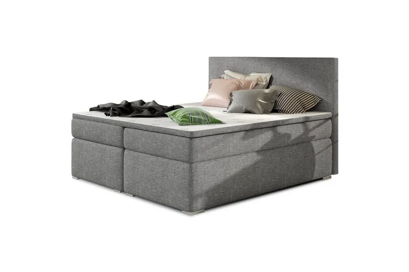 Boxspring Eltap Divalo - Sawana 21, Grå, 160x200 cm - Möbler - Säng - Kontinentalsäng