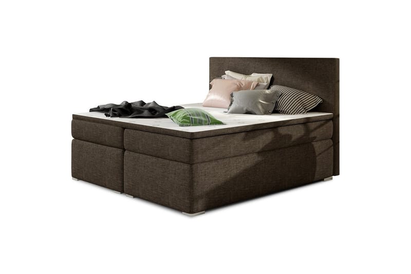 Boxspring Eltap Divalo - Sawana 26, Brun, 140x200 cm - Möbler - Säng - Kontinentalsäng