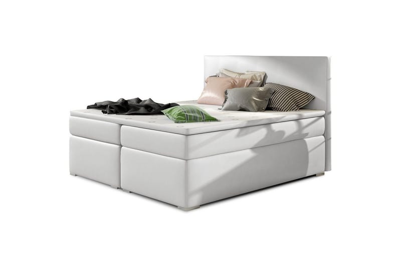 Boxspring Eltap Divalo - Soft 17, Vit, 160x200 cm - Möbler - Säng - Kontinentalsäng