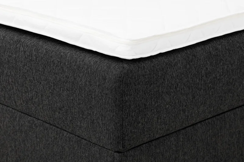 Boxy Komplett Sängpaket Box Bed 120x200 cm - Svart/Grå - Möbler - Säng - Komplett sängpaket