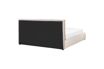 Braylon Sängram 180x200 cm i Sammet med Förvaring och Sänggavel - Beige - Möbler - Säng - Sängram & sängstomme