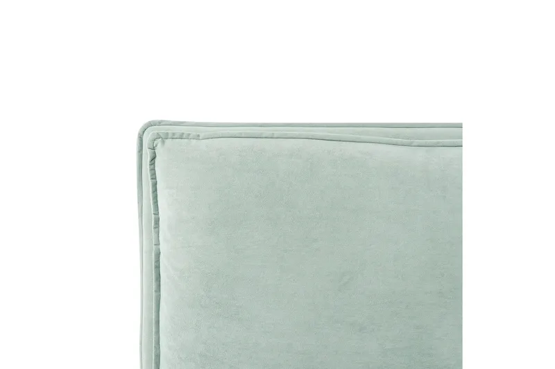 Braylon Sängram med Förvaring 180x200 cm i Sammet med Sänggavel - Grön - Möbler - Säng - Sängram & sängstomme