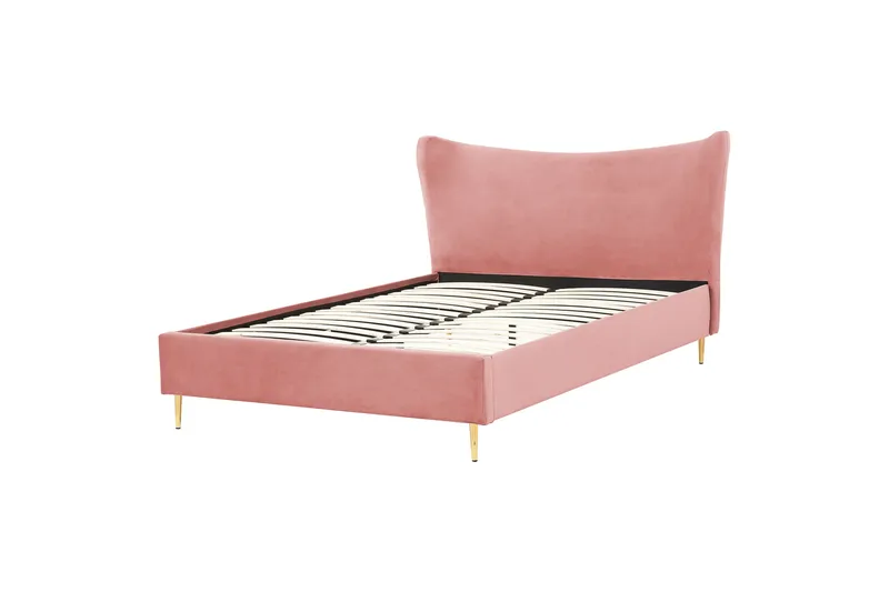 Briley Sängram 160x200 cm, Rosa/Guld