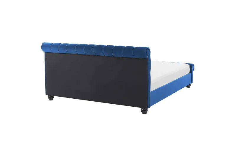 Bronson Sängram 180x200 cm - Blå/Mörkt trä - Möbler - Säng - Vattensängar