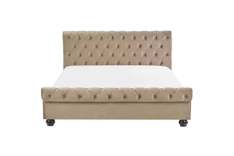 Bronson Vattensäng 180x200 cm - Beige/Mörkt trä - Möbler - Säng - Vattensängar