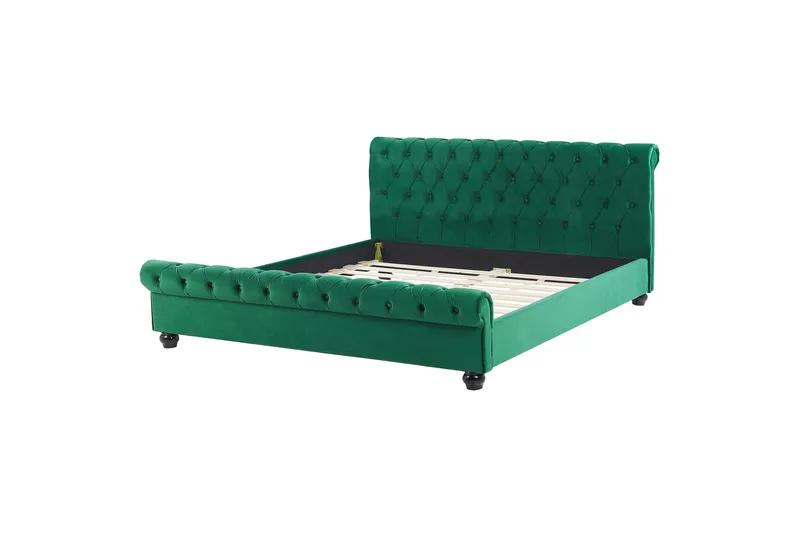 Bronson Vattensäng 180x200 cm, Grön/Mörkt trä