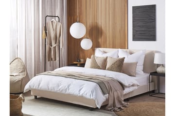 Brook Vattensäng 160x200 cm - Beige/Svart - Möbler - Säng - Vattensängar