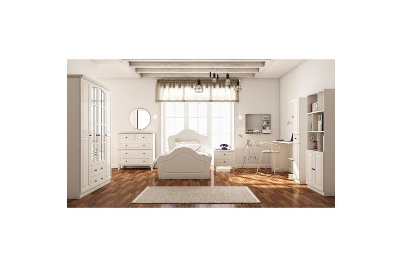 Brynor Sängram 70x180 cm - Matt Vit - Möbler - Säng - Sängram & sängstomme