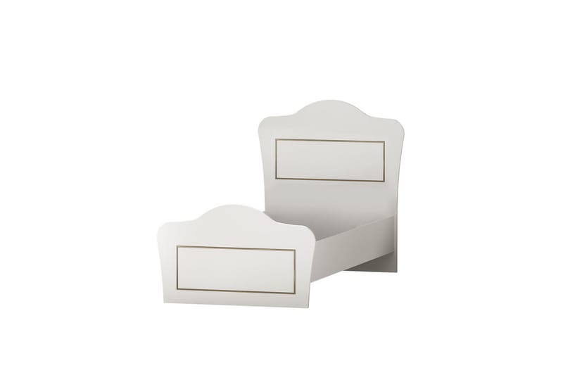 Brynor Sängram 90x190 cm - Matt Vit - Möbler - Säng - Sängram & sängstomme