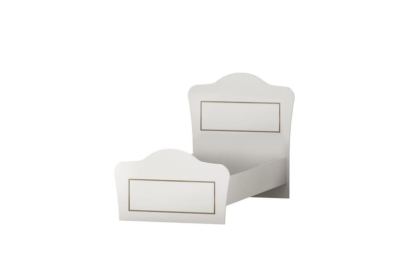 Brynor Sängram 90x190 cm - Matt Vit - Möbler - Säng - Sängram & sängstomme