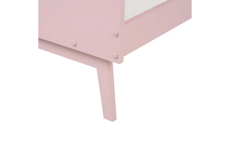 Burt Sängram 90x200 cm i Målat Trä - Rosa - Möbler - Säng - Sängram & sängstomme