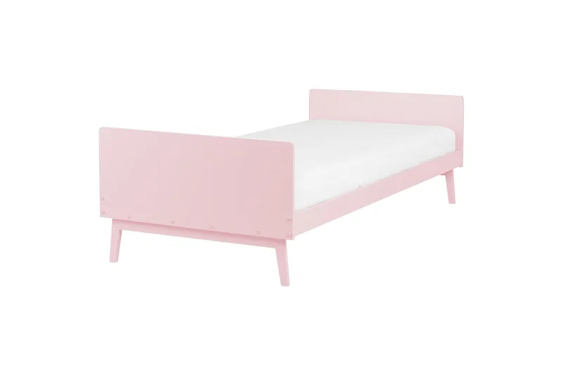 Burt Sängram 90x200 cm i Målat Trä, Rosa
