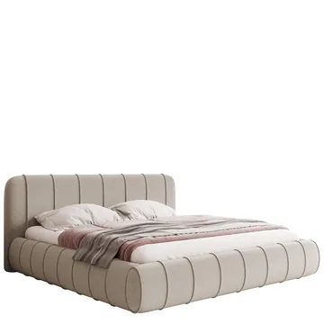 Calrosin Sängram 120x200 cm med Förvaring - Beige - Möbler - Säng - Sängram & sängstomme