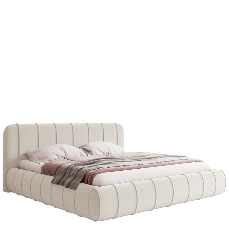 Calrosin Sängram 200x200 cm med Förvaring, Vit