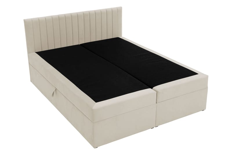 Calrosor Sängpaket Kontinentalsäng med Förvaring 140x200 cm - Beige - Möbler - Säng - Komplett sängpaket