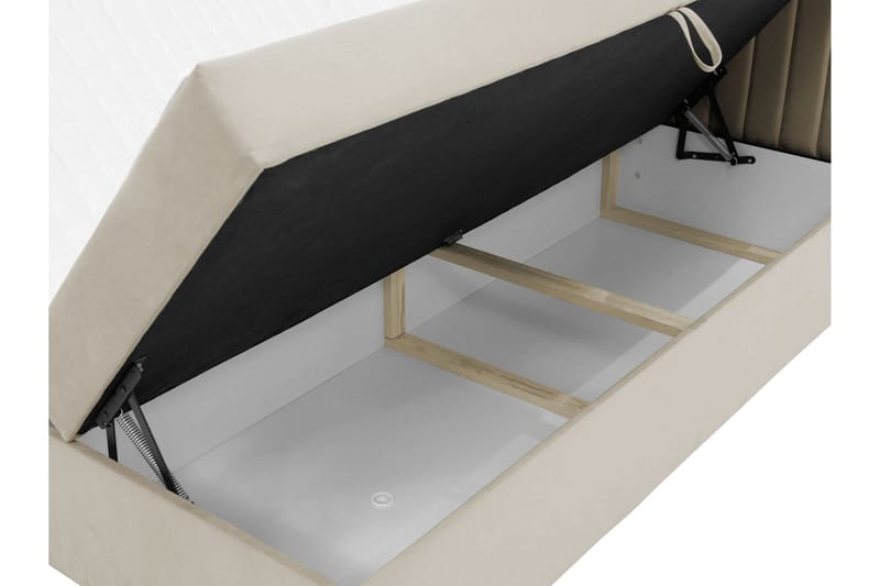 Calrosor Sängpaket Kontinentalsäng med Förvaring 140x200 cm - Grå - Möbler - Säng - Komplett sängpaket