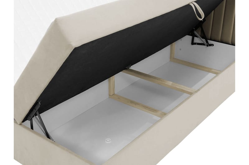 Calrosor Sängpaket Kontinentalsäng med Förvaring 160x200 cm - Beige - Möbler - Säng - Komplett sängpaket