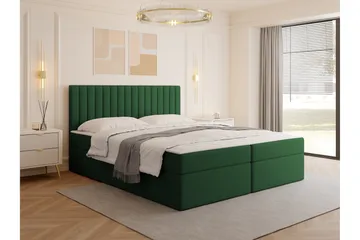 Calrosor Sängpaket Kontinentalsäng med Förvaring 160x200 cm - Grön - Möbler - Säng - Komplett sängpaket