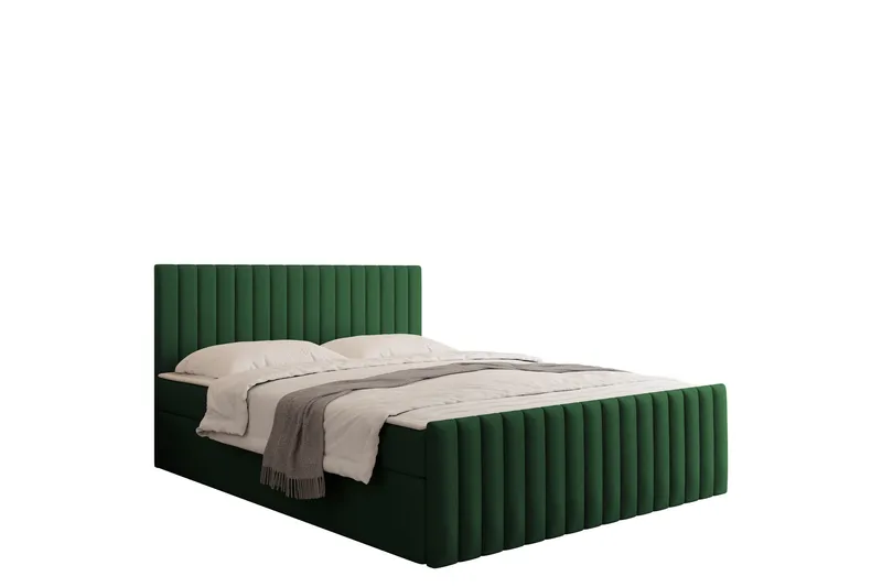 Calrosor Sängpaket Kontinentalsäng med Förvaring 180x200 cm - Gr ön - Möbler - Säng - Komplett sängpaket