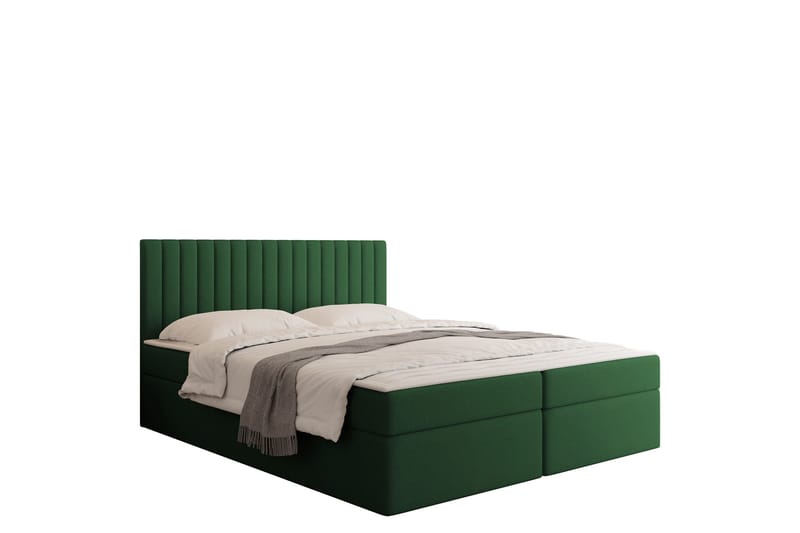 Calrosor Sängpaket Kontinentalsäng med Förvaring 180x200 cm, Grön