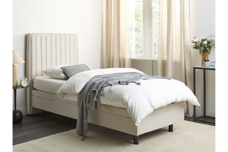 Carleigh Sängram 90x200 cm - Beige - Möbler - Säng - Sängram & sängstomme