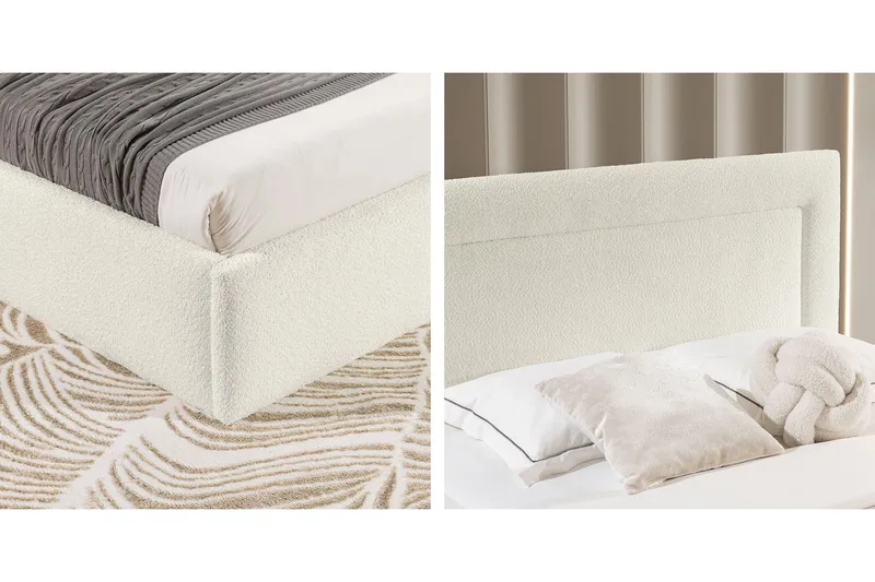 Carve Förvaringssäng - Beige - Möbler - Säng - Sängram & sängstomme