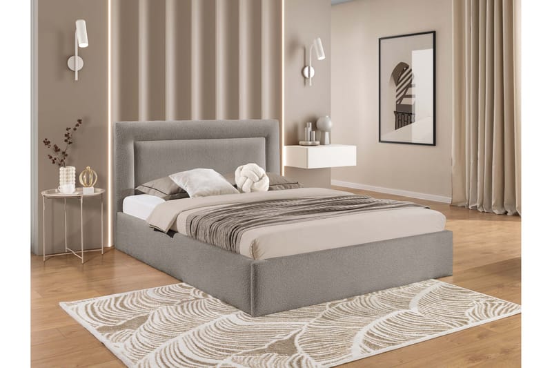 Carve Förvaringssäng - Grå - Möbler - Säng - Sängram & sängstomme