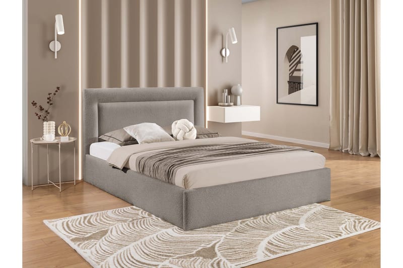 Carve Förvaringssäng - Grå - Möbler - Säng - Sängram & sängstomme
