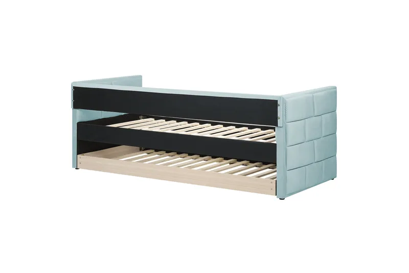 Cayla Sängram 90x200 cm - Grön - Möbler - Säng - Sängram & sängstomme