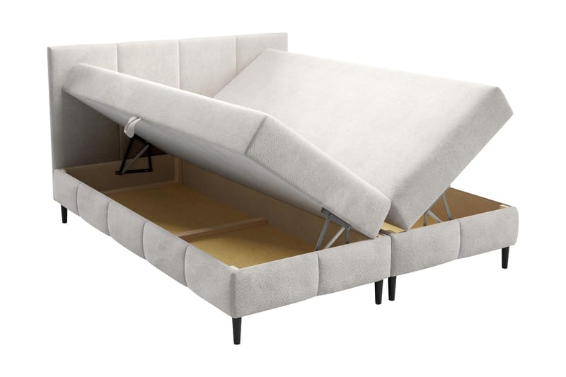 Celestine Förvaringssäng 200x200 cm - Beige - Möbler - Säng - Komplett sängpaket