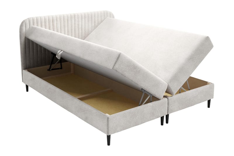 Celestine Förvaringssäng 200x200 cm - Vit - Möbler - Säng - Komplett sängpaket