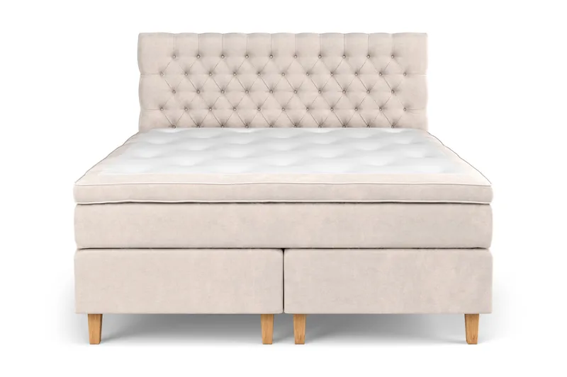 Celine Kontinentalsäng 160x200cm - Beige/Sammet - Möbler - Säng - Kontinentalsäng