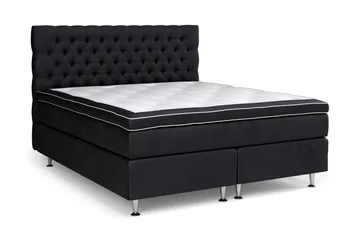 Celine Kontinentalsäng 160x200cm - Svart/Sammet - Möbler - Säng - Komplett sängpaket
