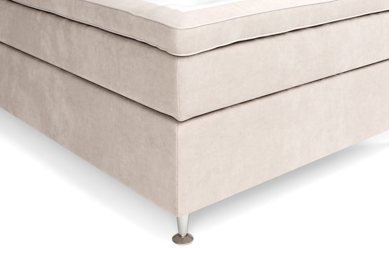 Celine Sängpaket 120x200 cm + Madrasskydd - Beige/Sammet - Möbler - Säng - Komplett sängpaket