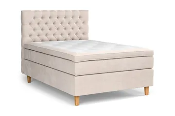 Celine Sängpaket 120x200 cm - Beige/Sammet - Möbler - Säng - Kontinentalsäng