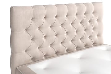Celine Sängpaket 120x200 cm - Beige/Sammet - Möbler - Säng - Kontinentalsäng