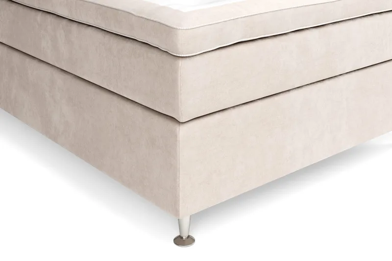 Celine Sängpaket 140x200cm - Beige / Sammet - Möbler - Säng - Komplett sängpaket