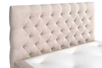Celine Sängpaket 140x200cm - Beige/Sammet - Möbler - Säng - Kontinentalsäng