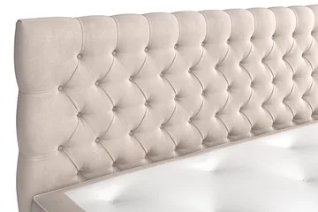 Celine Sängpaket 160x200cm - Beige / Sammet - Möbler - Säng - Komplett sängpaket