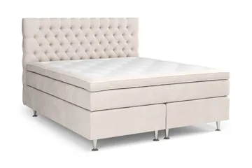 Celine Sängpaket 160x200cm - Beige / Sammet - Möbler - Säng - Komplett sängpaket