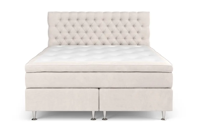 Celine Sängpaket 160x200cm, Beige/Sammet