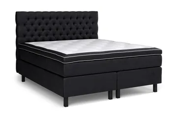 Celine Sängpaket 160x200cm - Svart/Sammet - Möbler - Säng - Komplett sängpaket