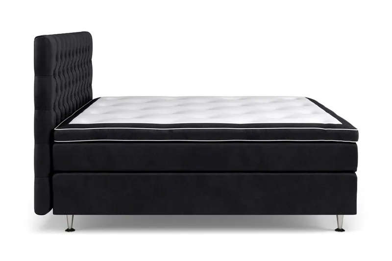 Celine Sängpaket 160x200cm - Svart/Sammet - Möbler - Säng - Komplett sängpaket