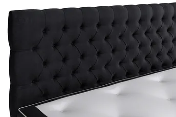 Celine Sängpaket 160x200cm - Svart/Sammet - Möbler - Säng - Komplett sängpaket