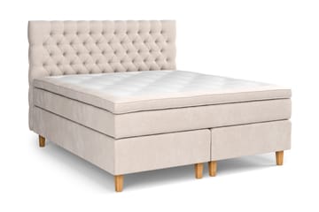 Celine Sängpaket 180x200 cm - Beige/Sammet - Möbler - Säng - Kontinentalsäng